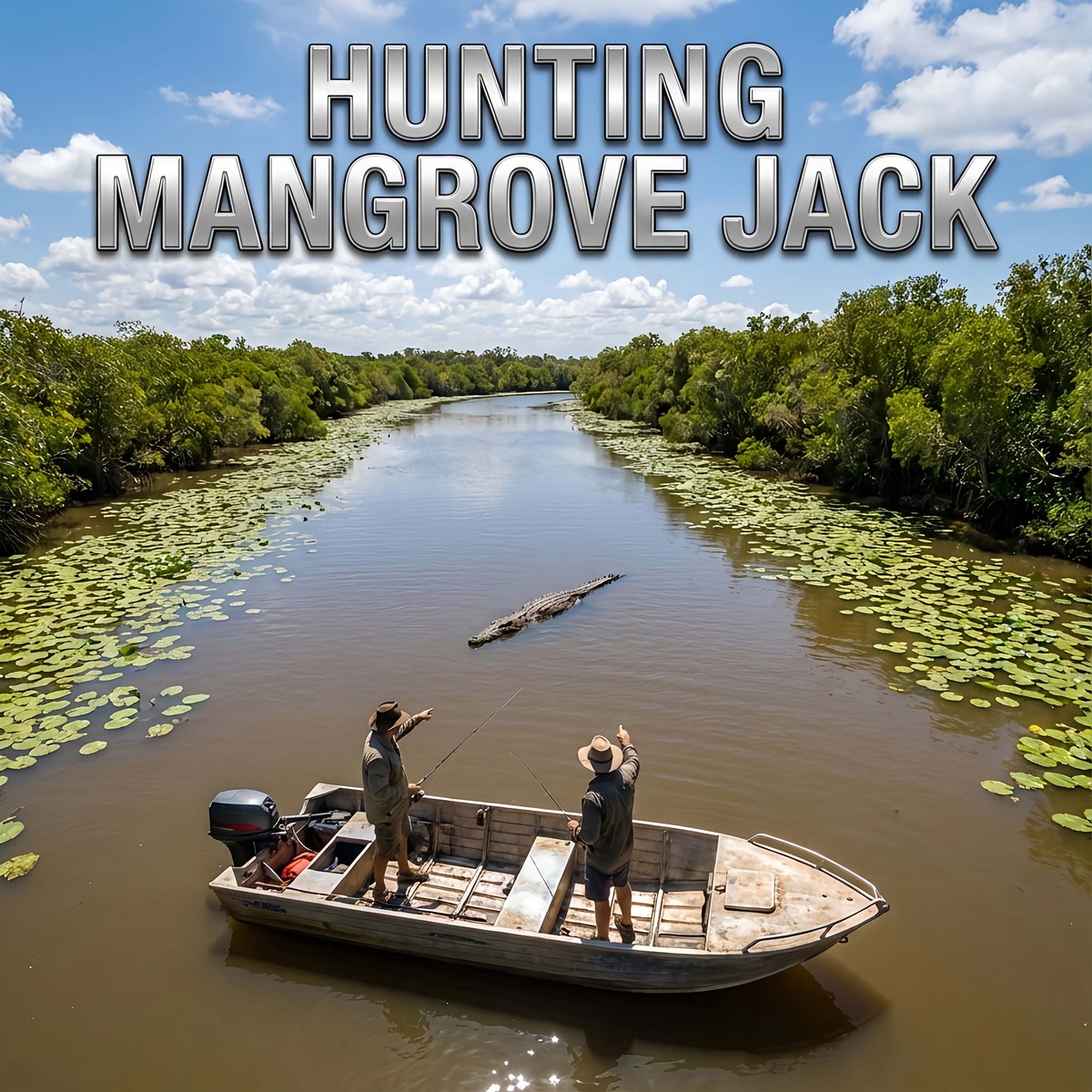 Hunting Mangrove Jack cover