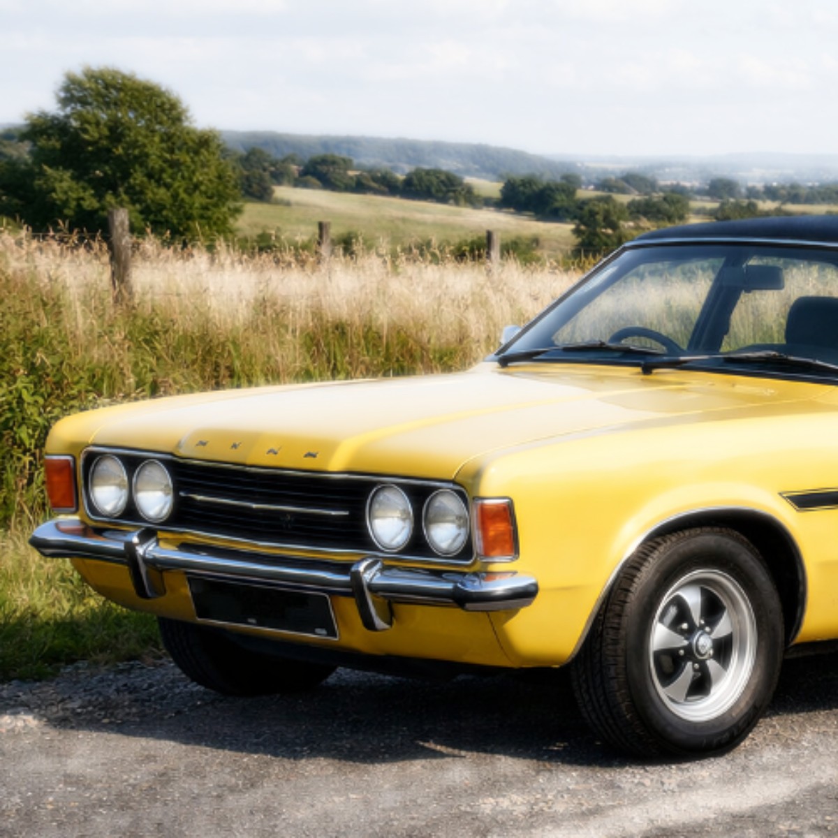 Yellow Cortina Mk3 cover