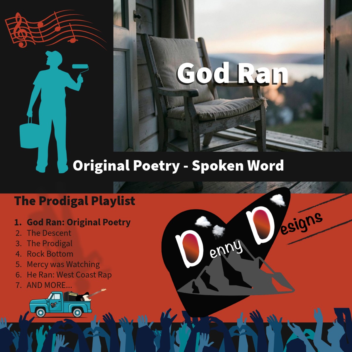 GOD RAN: Original Poetry (Spoken Word) V1.01 cover art