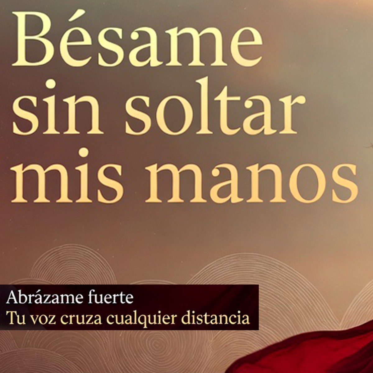 Bésame sin soltar mis manos cover art